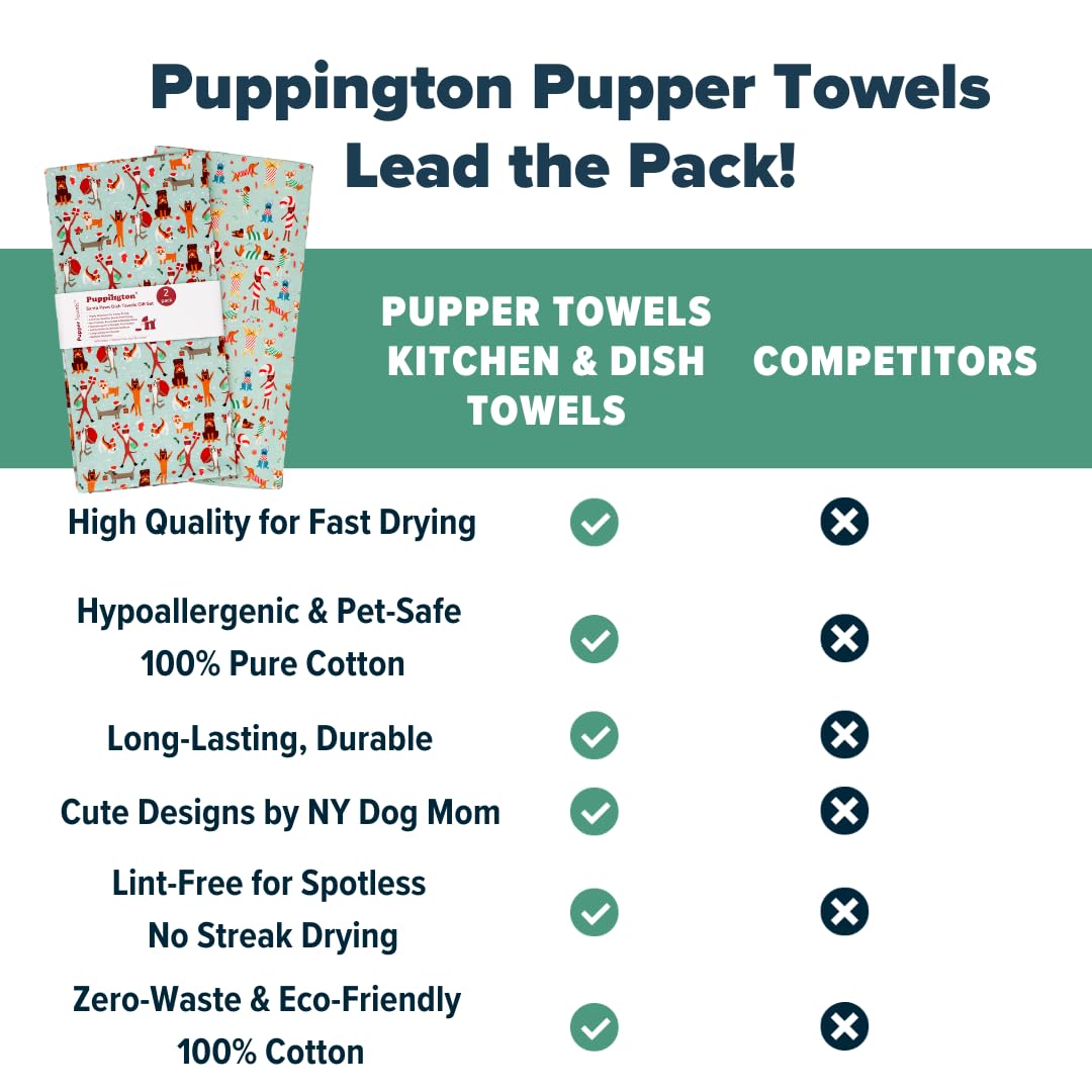 puppington pupper towels lead the packs