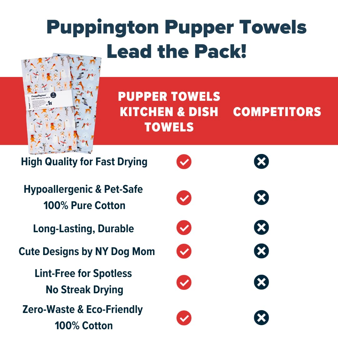 puppington pupper towels lead the pack