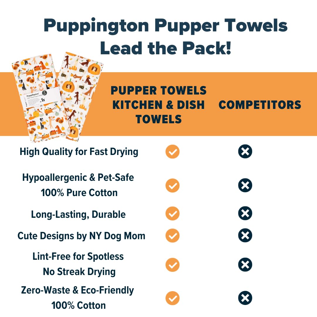 puppington pupper towels lead the pack