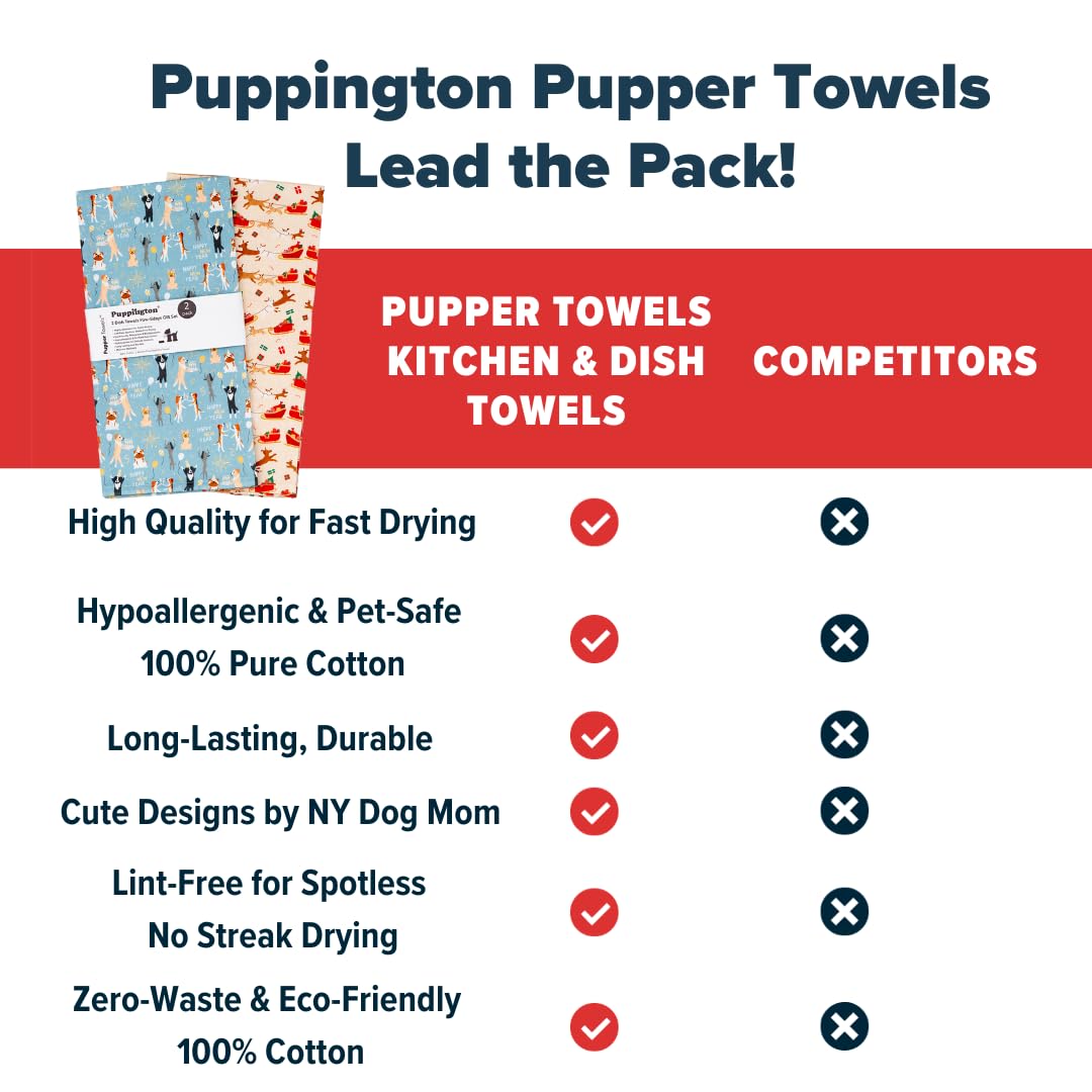 puppington pupper towels lead the packs