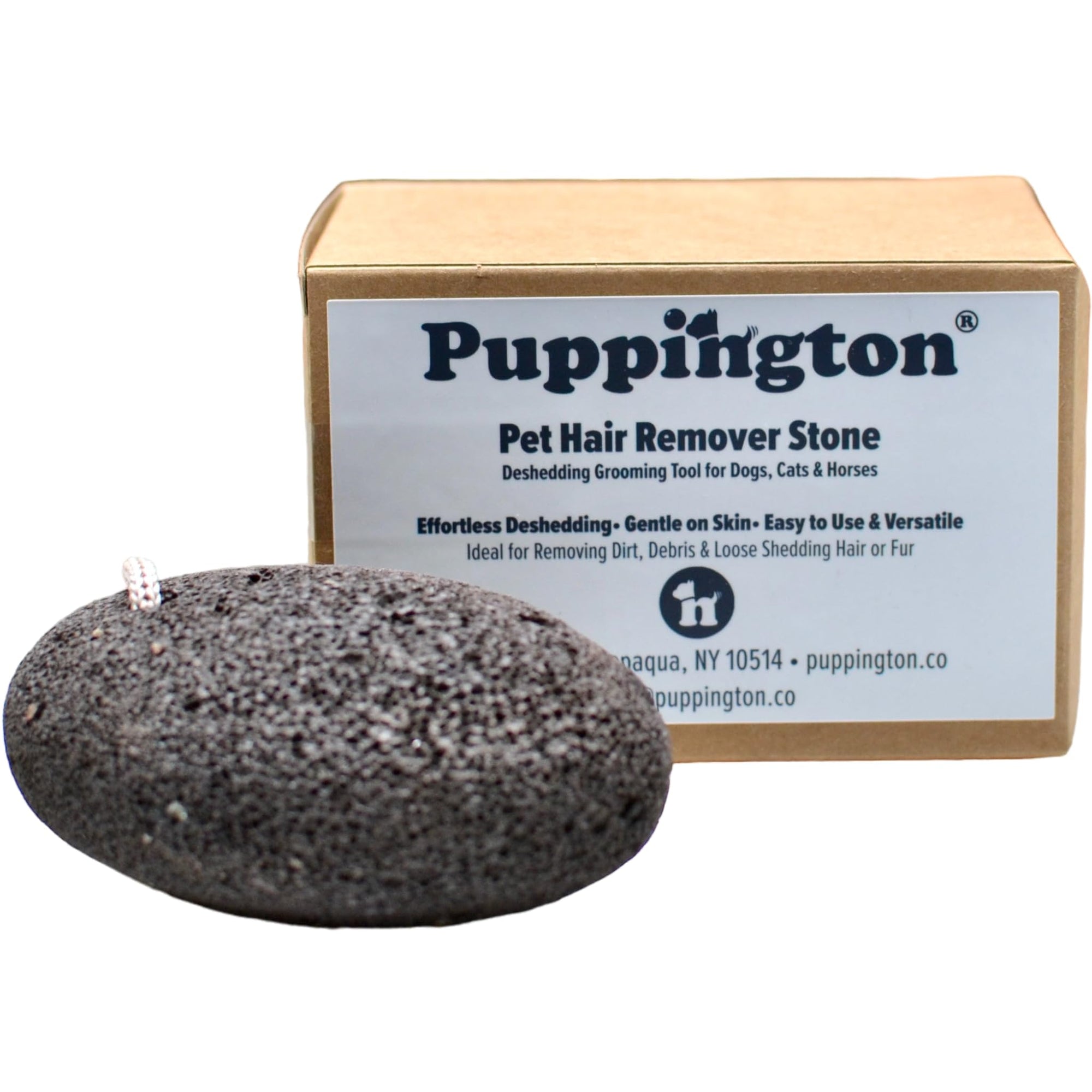 Puppington Deshedding Stone Pet Hair Remover