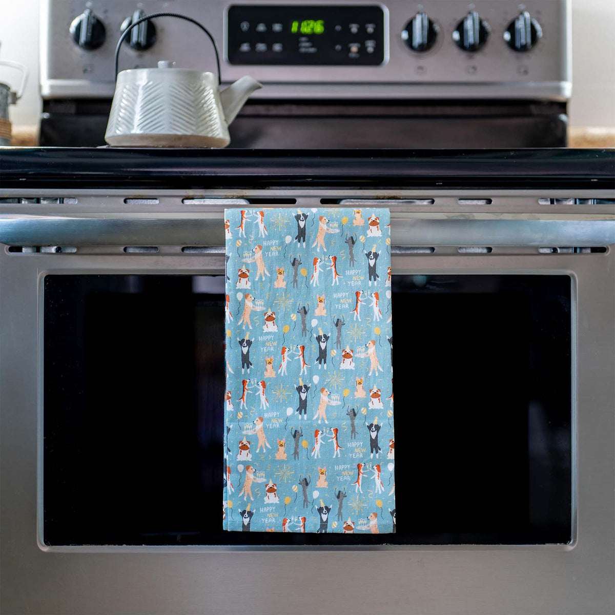 Puppington Kitchen Towels - Holiday Pups
