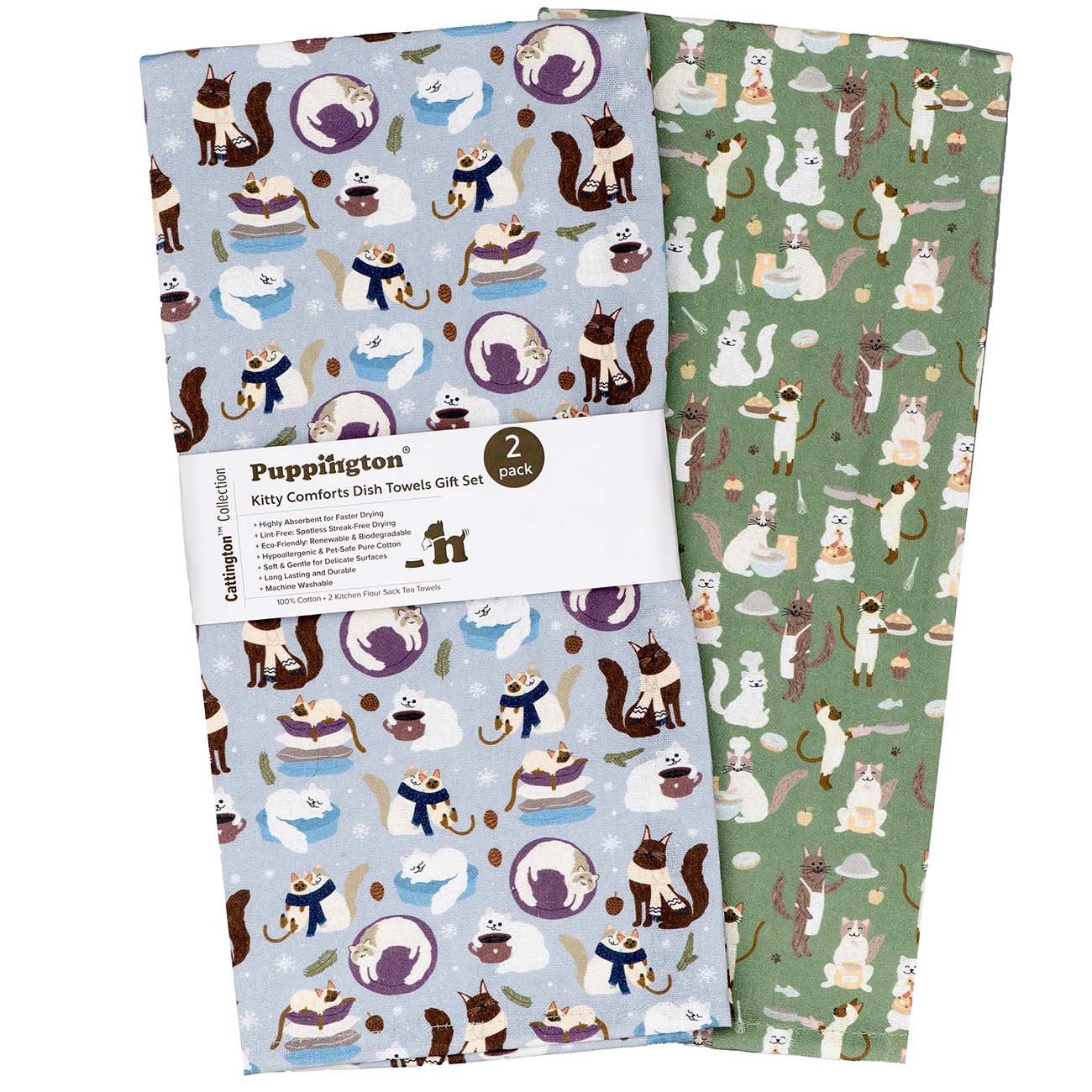 Puppington Kitchen Towels - Cozy Cooks