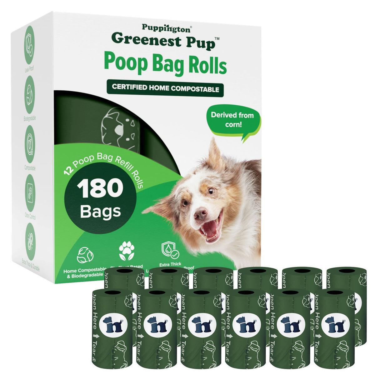 Greenest Pup™ Compostable Dog Poop Bags