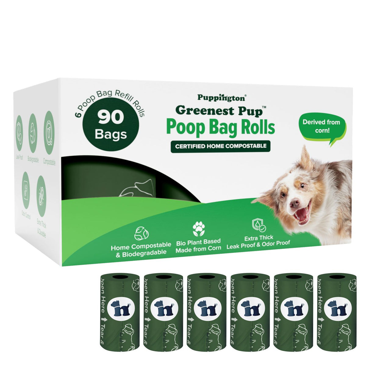 Greenest Pup™ Compostable Dog Poop Bags