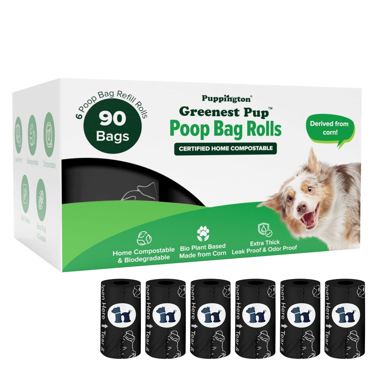 Greenest Pup™ Compostable Dog Poop Bags