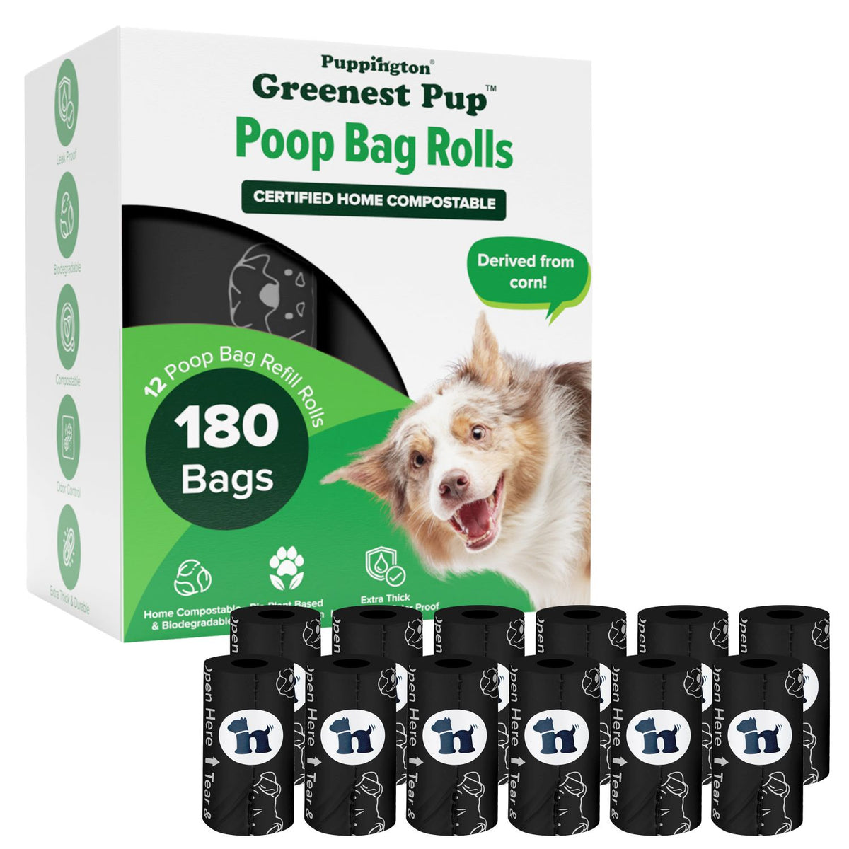 Greenest Pup™ Compostable Dog Poop Bags