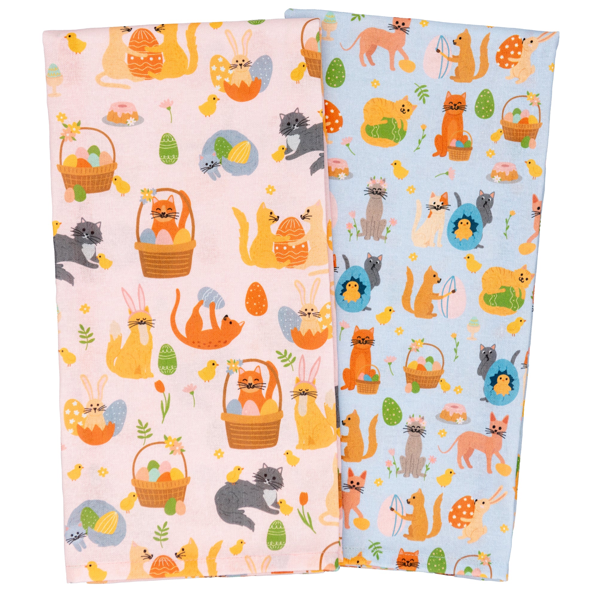 Puppington Kitchen Towels - Easter Kitties