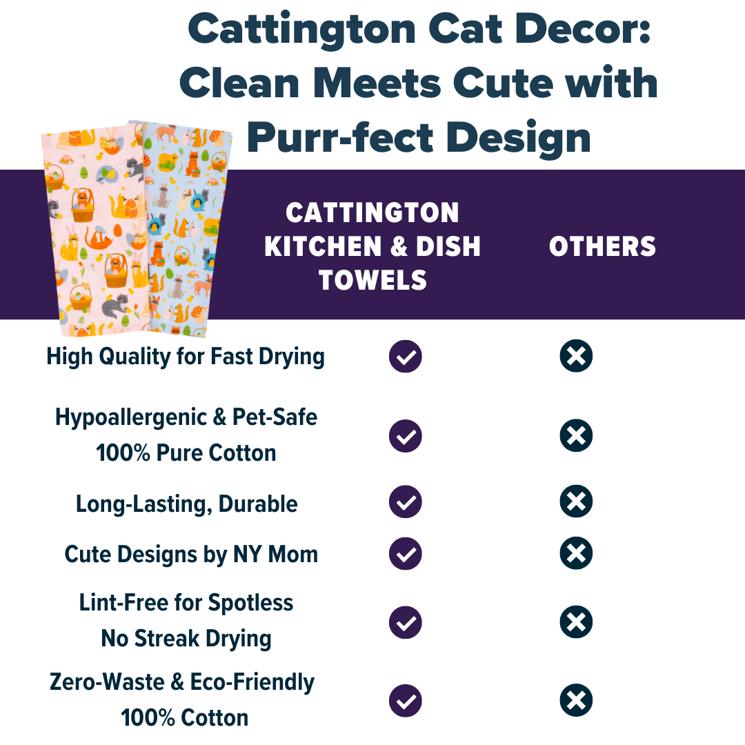 Cattington Easter Spring Comparison Chart
