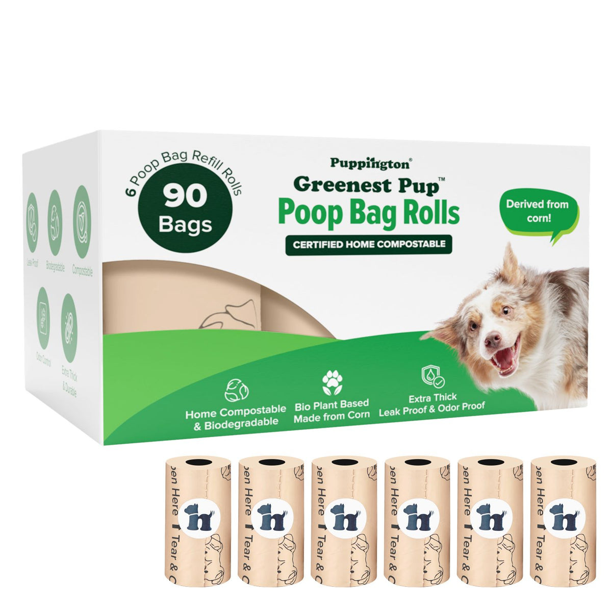 Greenest Pup™ Compostable Dog Poop Bags