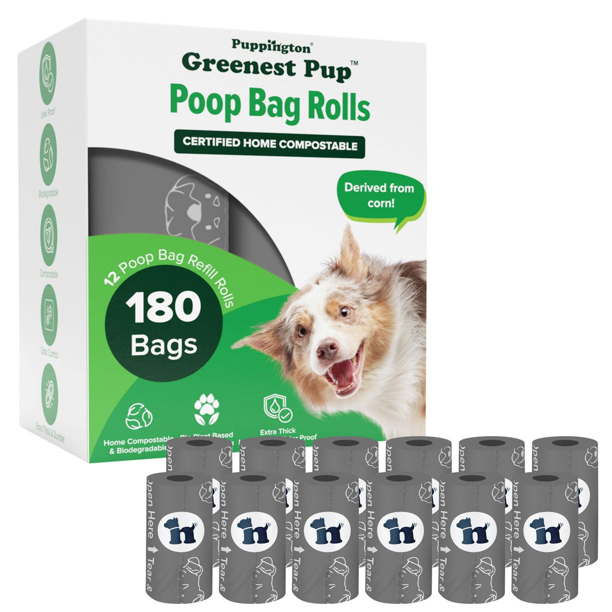 Greenest Pup™ Compostable Dog Poop Bags