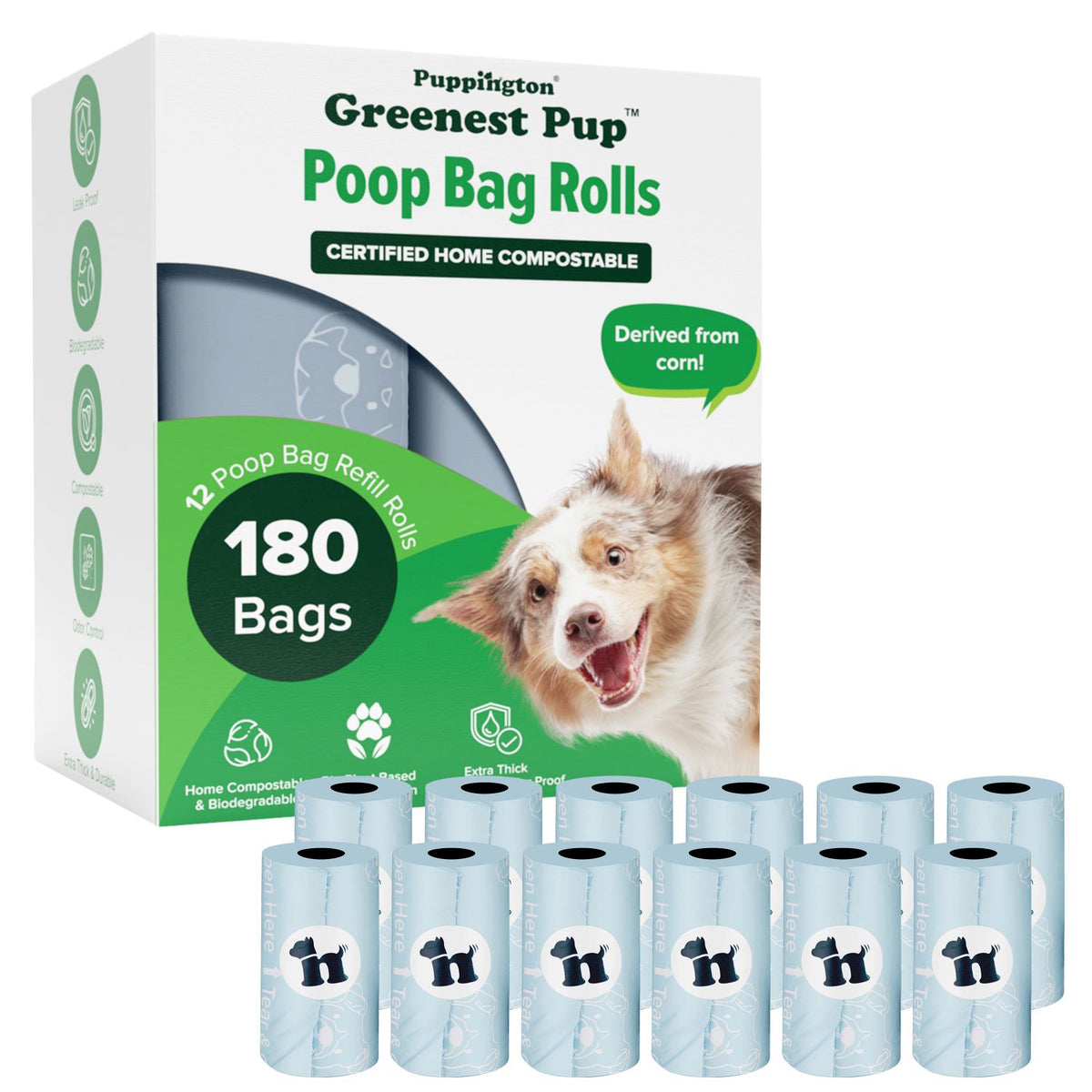 Greenest Pup™ Compostable Dog Poop Bags