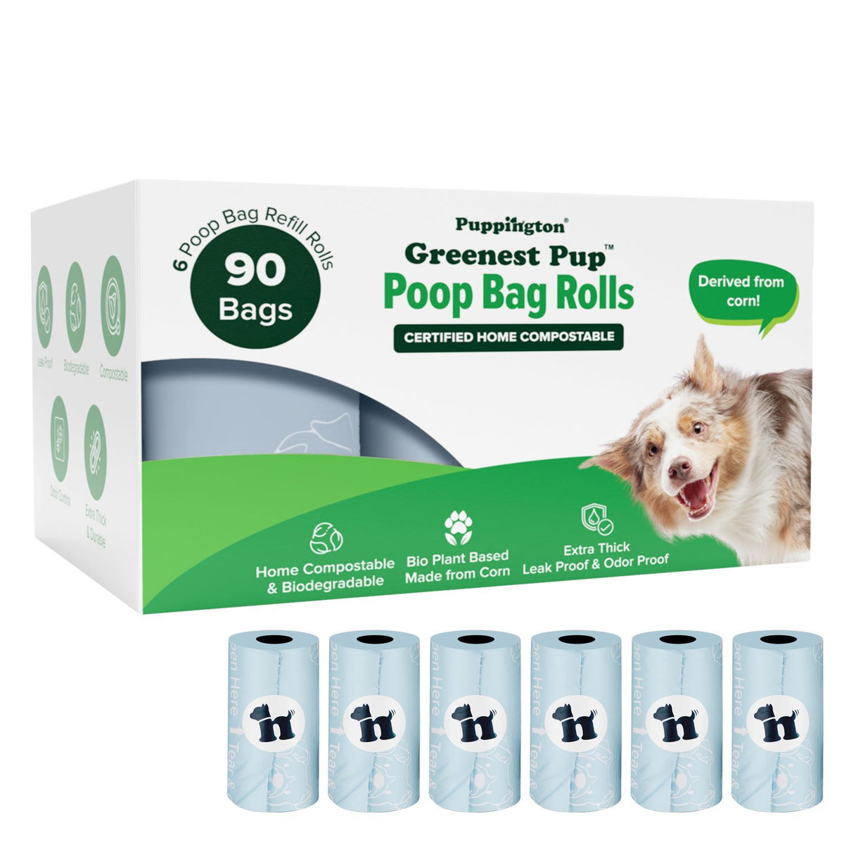 Greenest Pup™ Compostable Dog Poop Bags