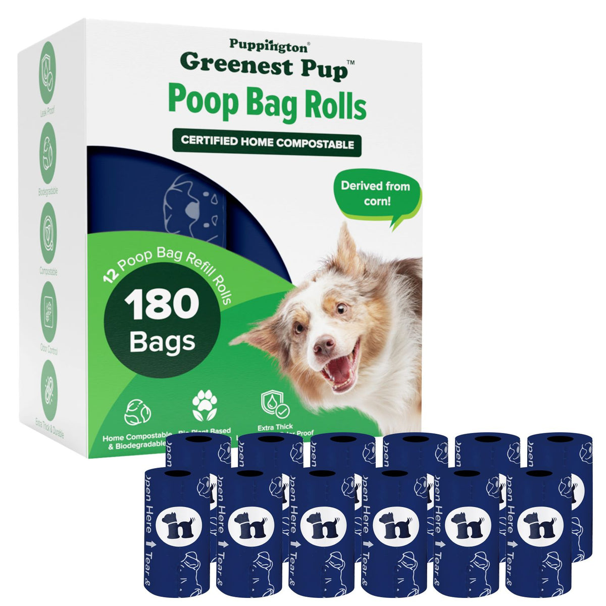 Greenest Pup™ Compostable Dog Poop Bags