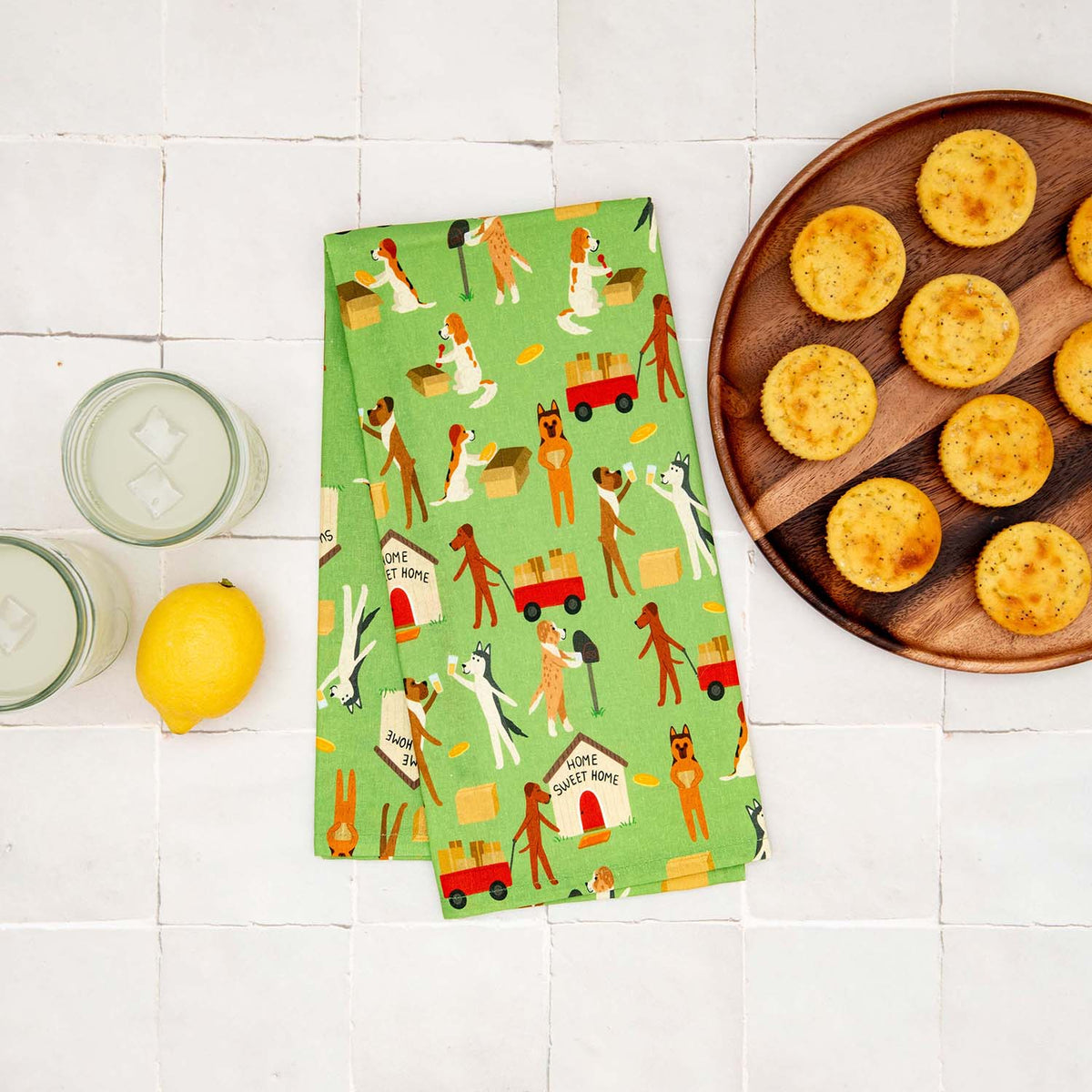 Puppington Kitchen Towels - Home Sweet Home