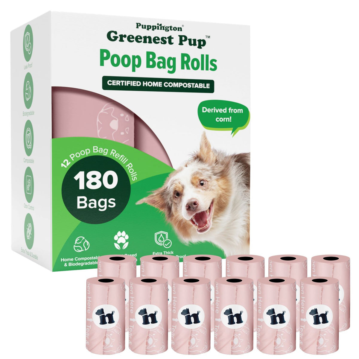 Greenest Pup™ Compostable Dog Poop Bags