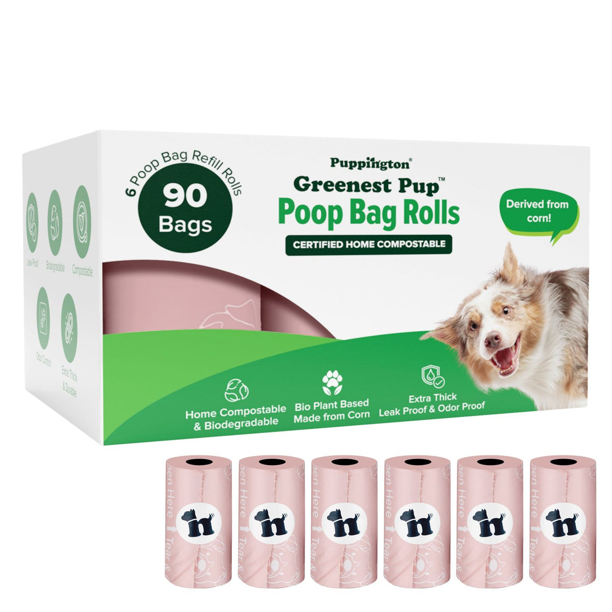 Greenest Pup™ Compostable Dog Poop Bags