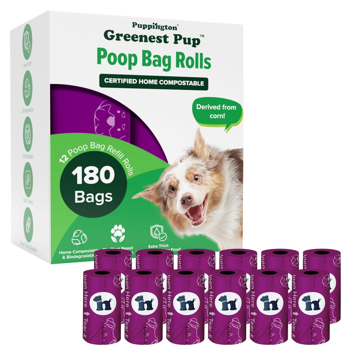 Greenest Pup™ Compostable Dog Poop Bags