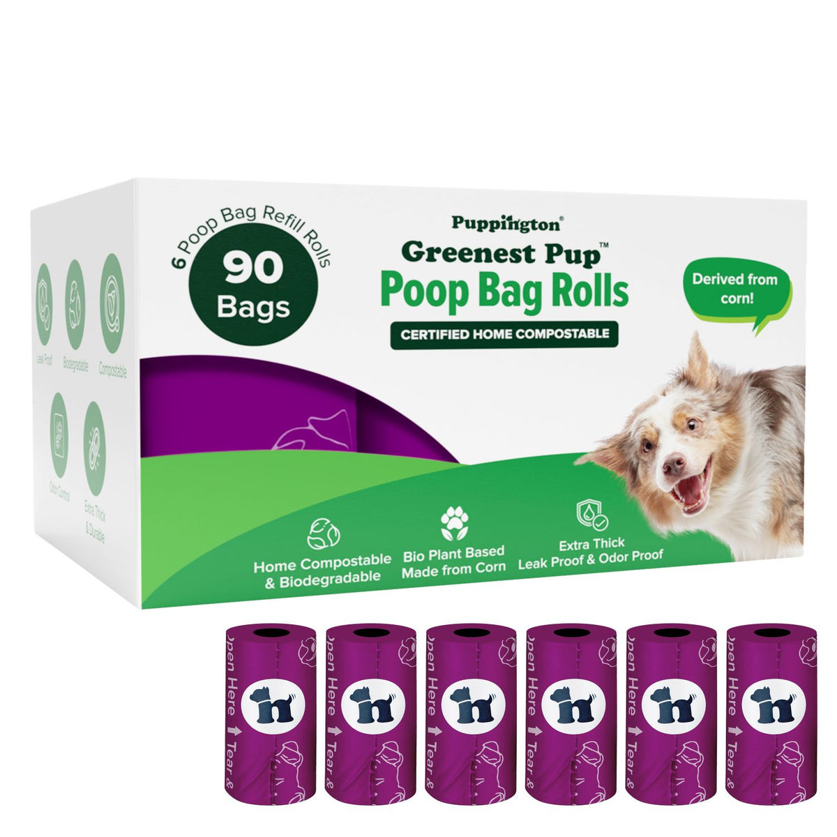 Greenest Pup™ Compostable Dog Poop Bags