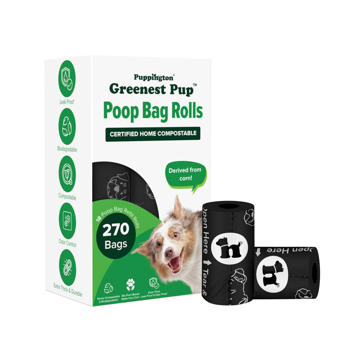 Compostable Poop Bags - Eco-Friendly Gift for Dog Walkers, Trainers and Pet Parents