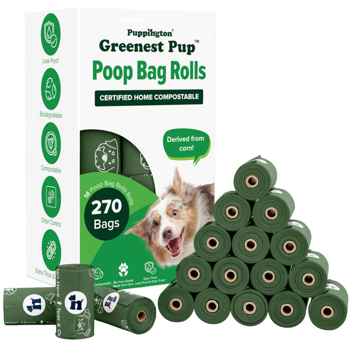 Greenest Pup™ Compostable Dog Poop Bags