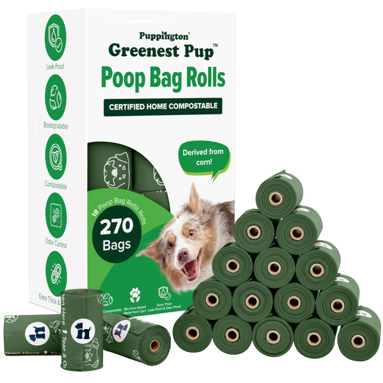 Greenest Pup™ Compostable Dog Poop Bags