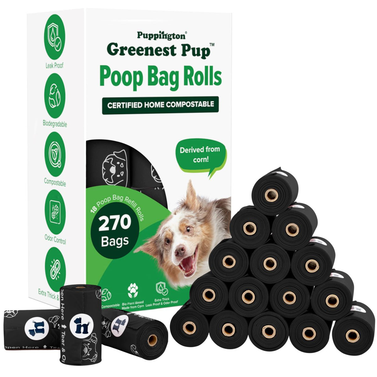 Greenest Pup™ Compostable Dog Poop Bags