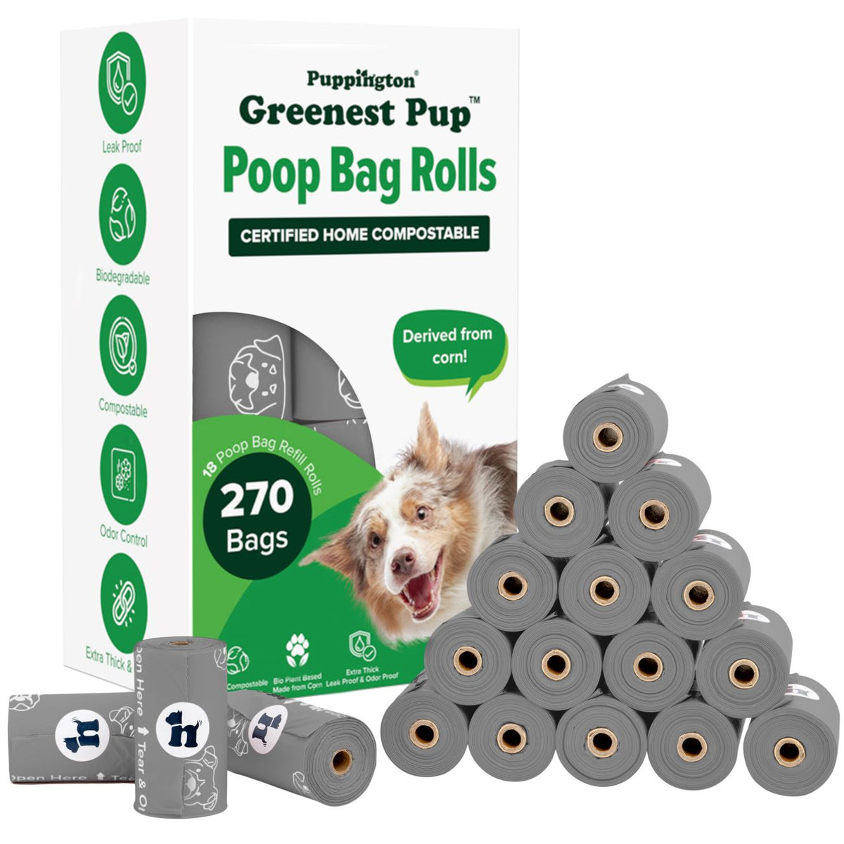 Greenest Pup™ Compostable Dog Poop Bags