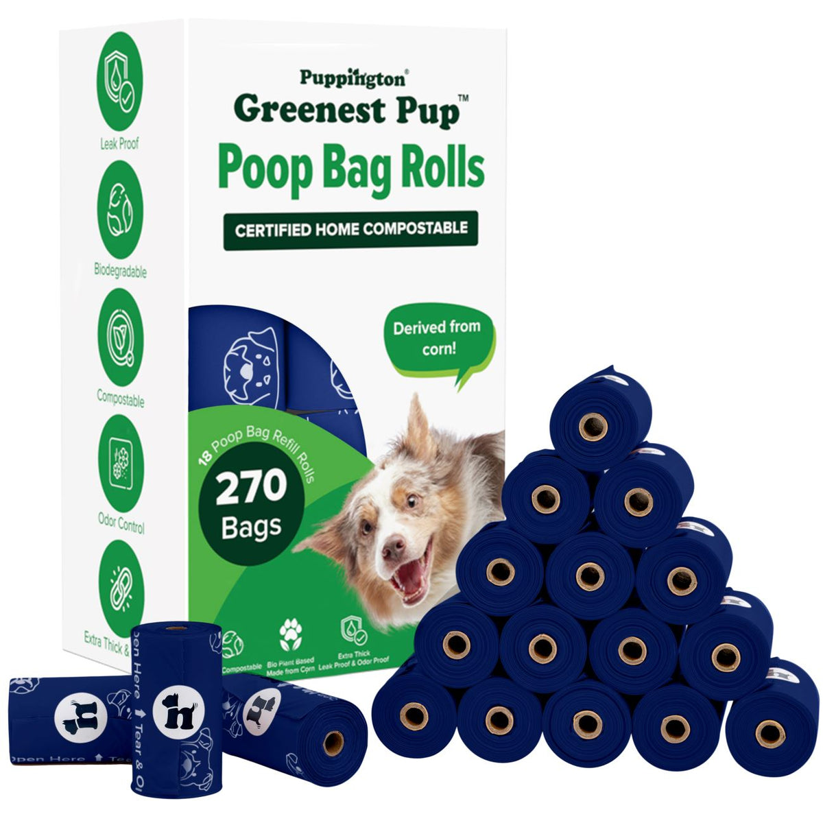 Greenest Pup™ Compostable Dog Poop Bags