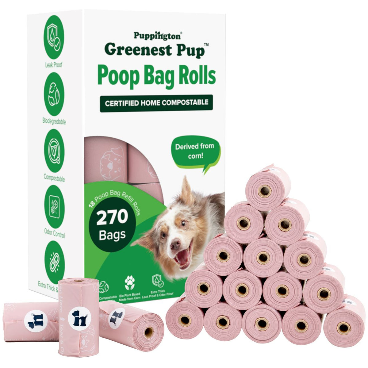 Greenest Pup™ Compostable Dog Poop Bags