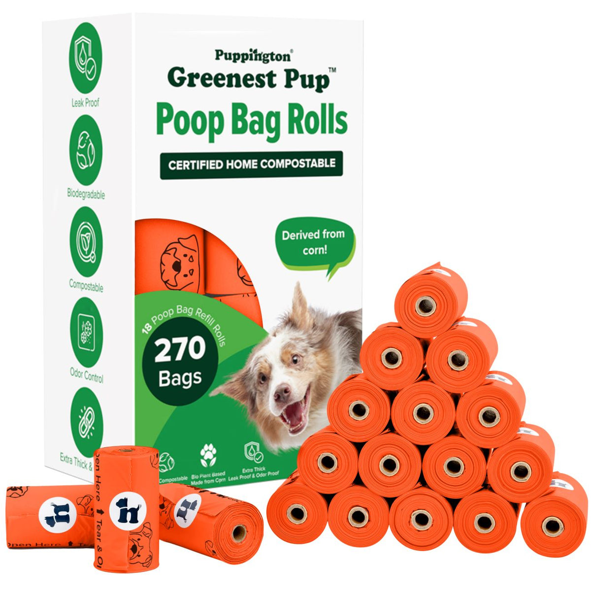 Greenest Pup™ Compostable Dog Poop Bags