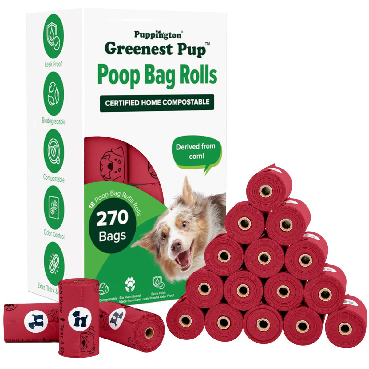 Greenest Pup™ Compostable Dog Poop Bags