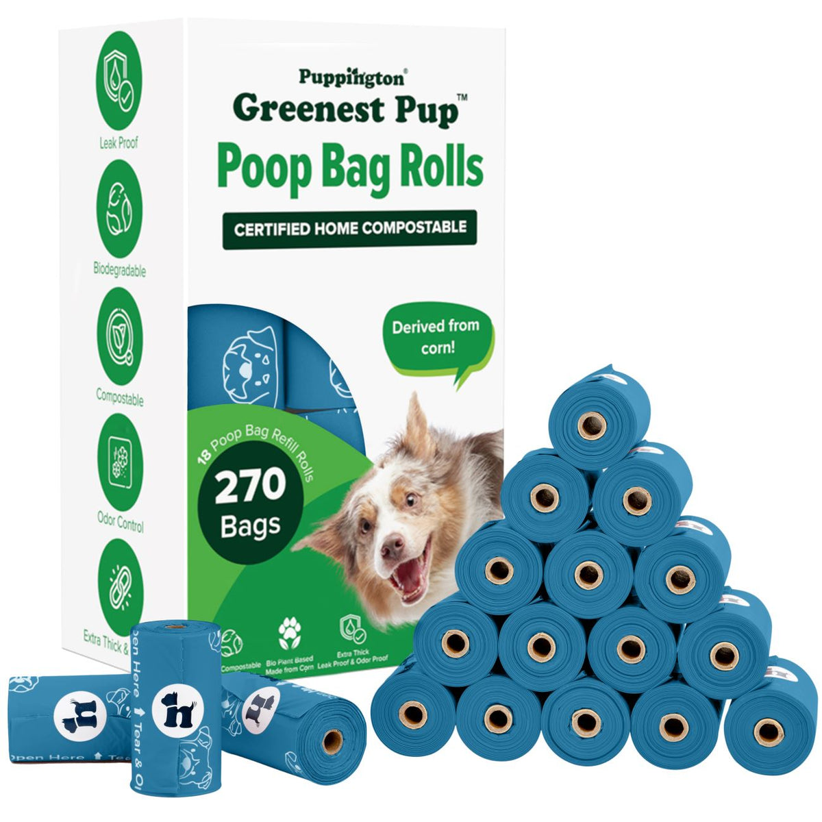 Greenest Pup™ Compostable Dog Poop Bags