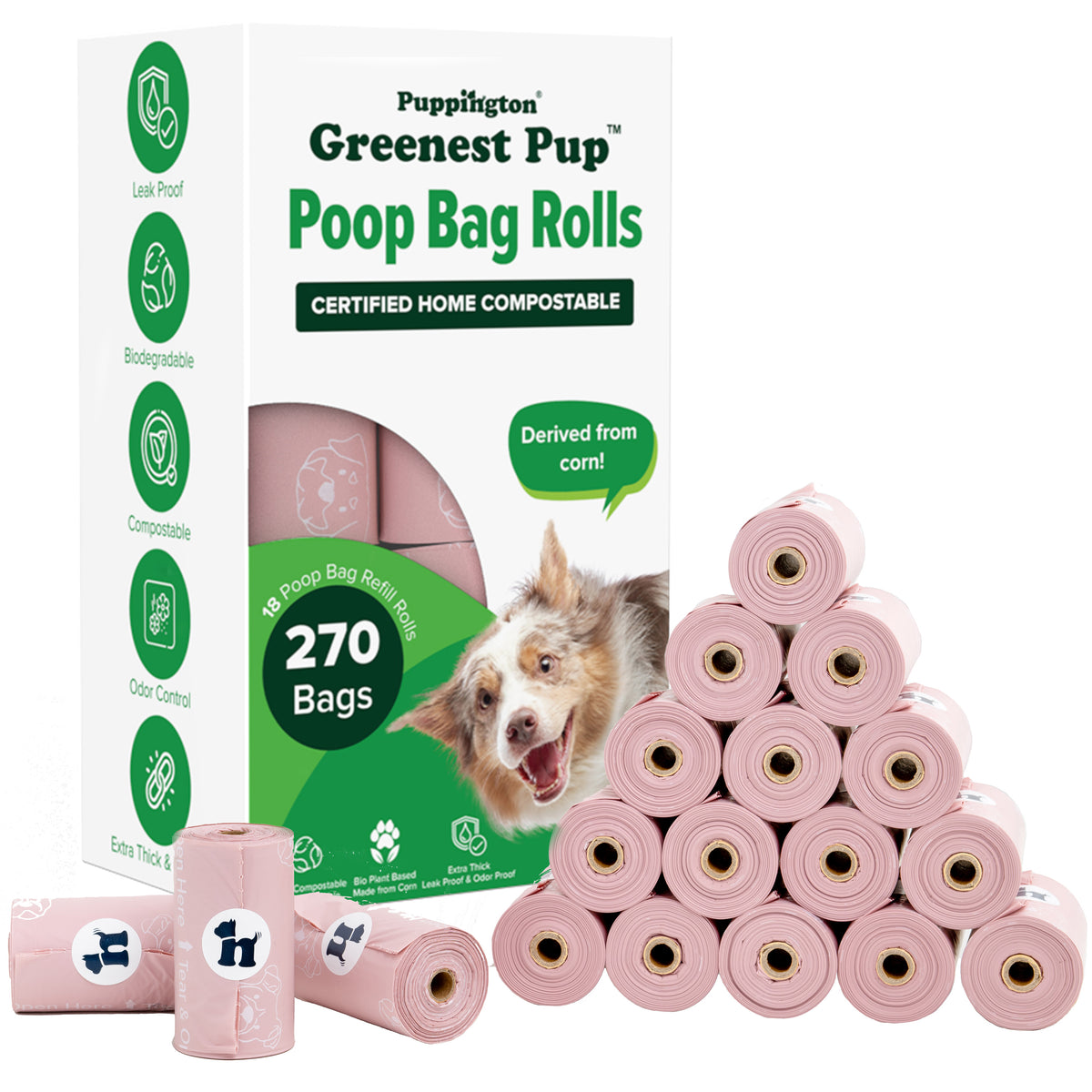 Greenest Pup™ Compostable Dog Poop Bags