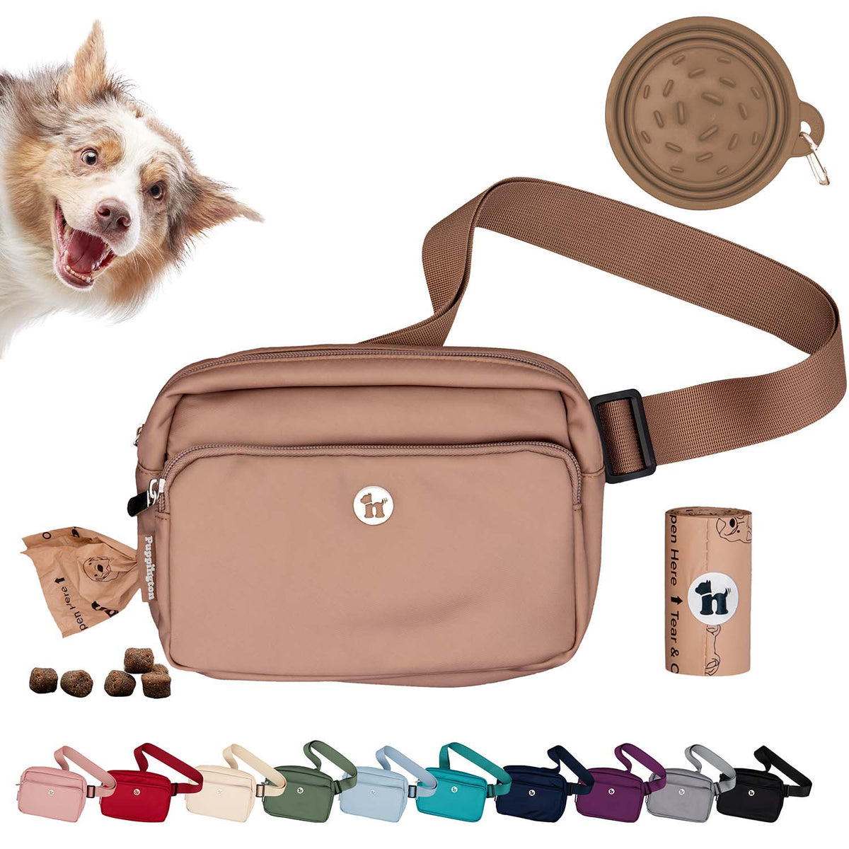 Dog cross body shops bag