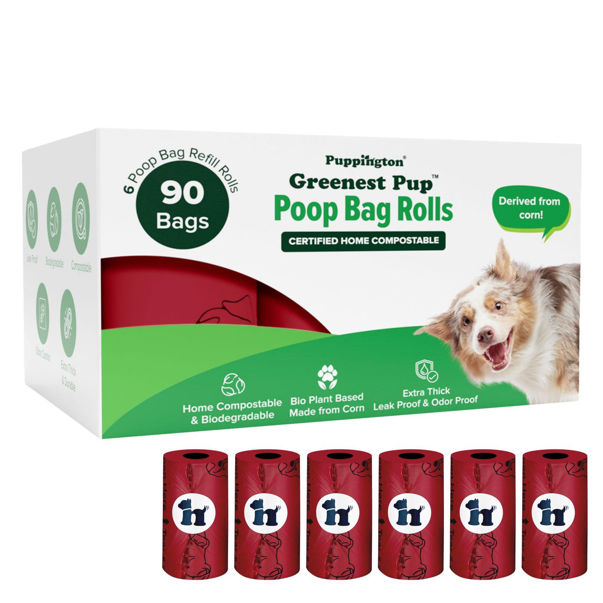 Greenest Pup™ Compostable Dog Poop Bags