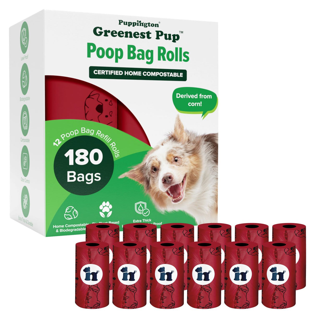 Greenest Pup™ Compostable Dog Poop Bags