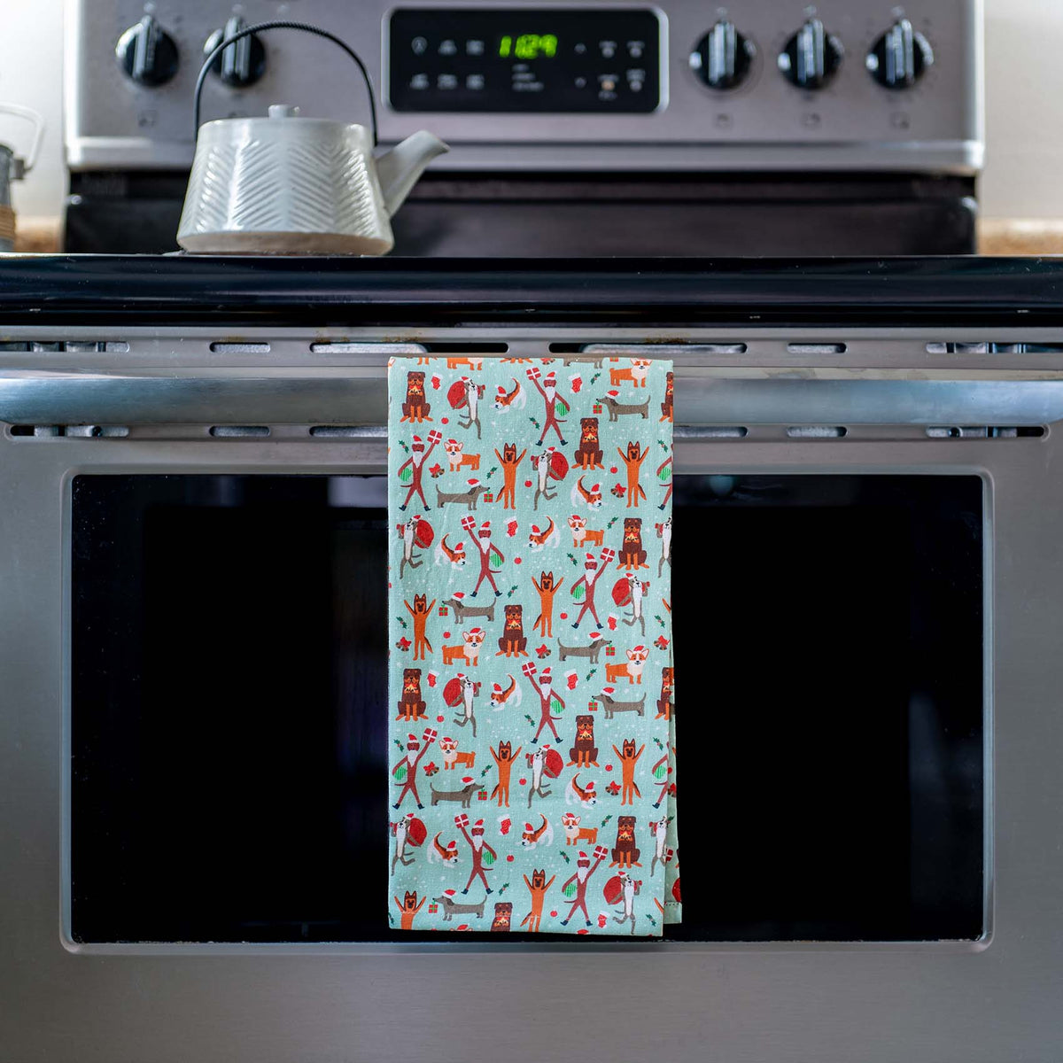 Puppington Kitchen Towels - Christmas Pups