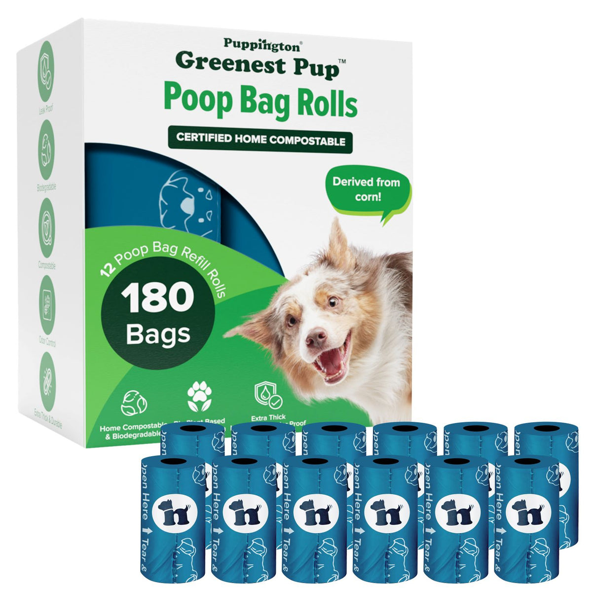 Greenest Pup™ Compostable Dog Poop Bags