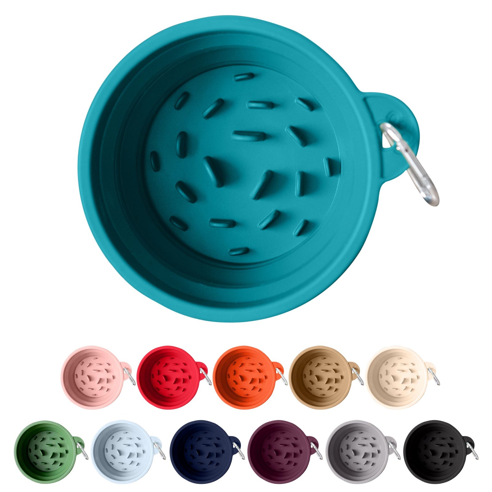 Puppington Slow-Feeding Reise-Hundenapf