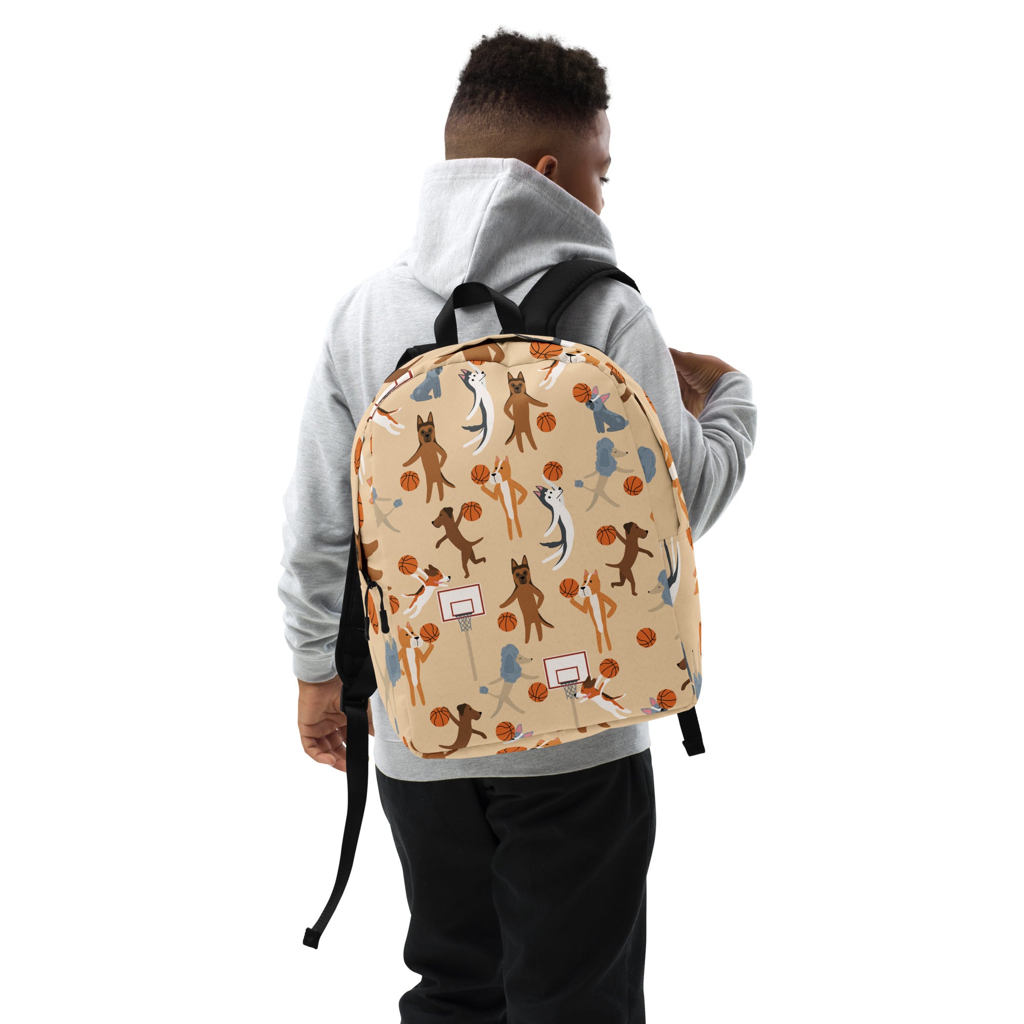 Pawsitive Pals Basketball Backpack (minimalist style)